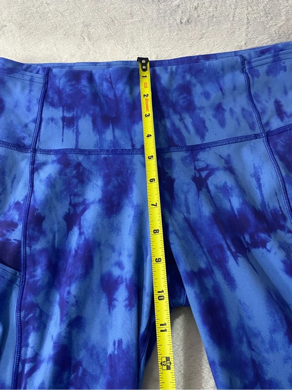 Lululemon Women’s Fast Free Tight II Game Day Blue Multi Reflective Size 8